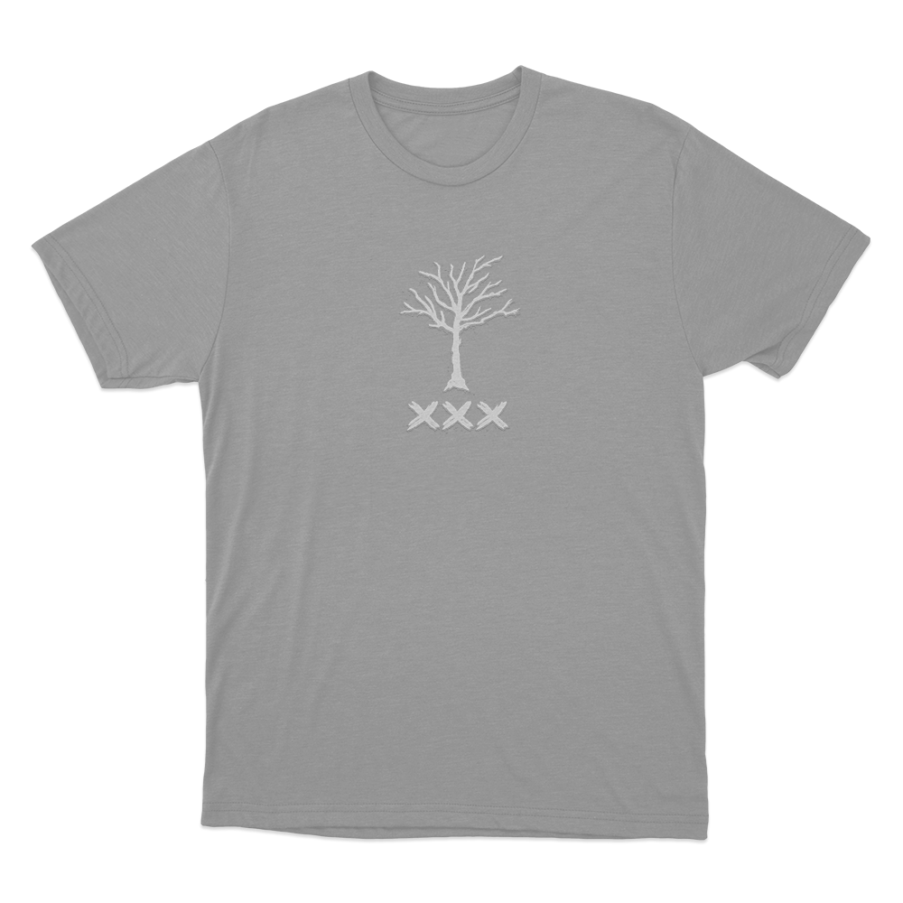 Life Tree XXX Unisex T Shirt Grey Life Tree XXX Unisex T Shirt Grey