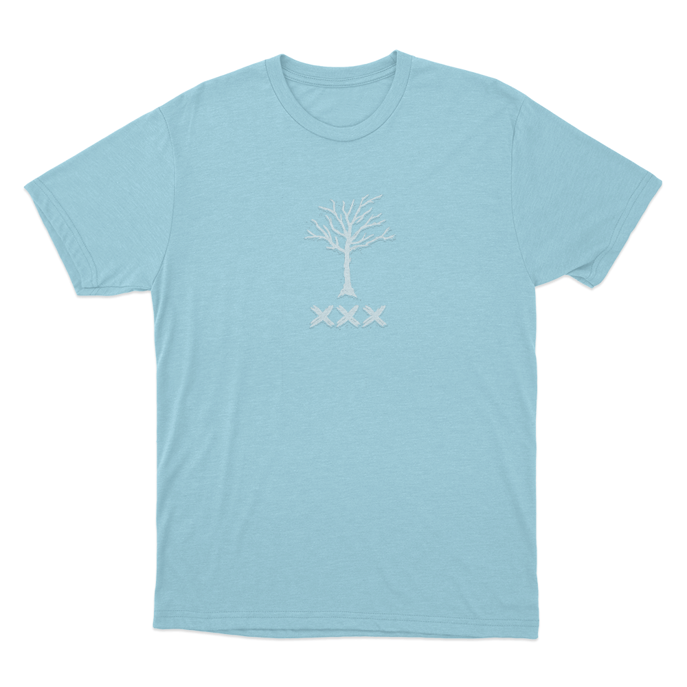 Life Tree XXX Unisex T Shirt Sky Blue Life Tree XXX Unisex T Shirt Sky Blue