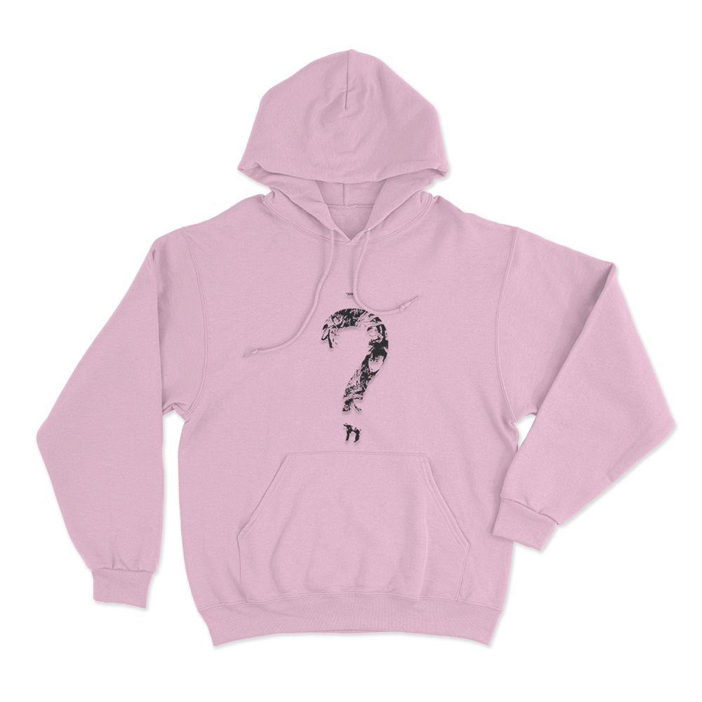 Question Mark XXX Unisex Hoodie Pink Question Mark XXX Unisex Hoodie Pink
