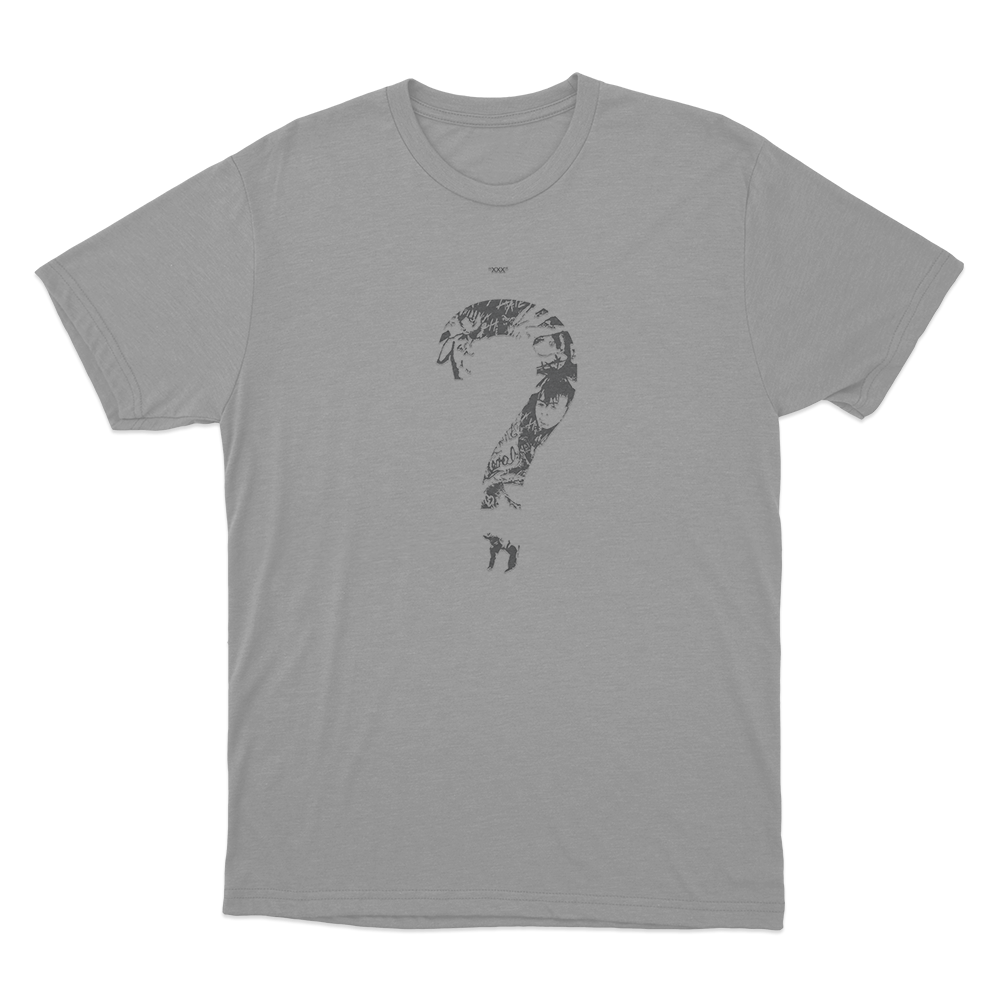 Question Mark XXX Unisex T Shirt Grey Question Mark XXX Unisex T Shirt Grey
