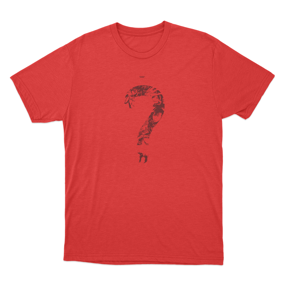 Question Mark XXX Unisex T Shirt Red Question Mark XXX Unisex T Shirt Red