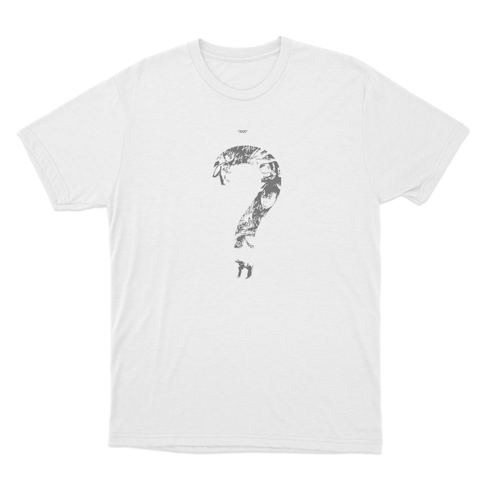 Question Mark XXX Unisex T Shirt White Question Mark XXX Unisex T Shirt White