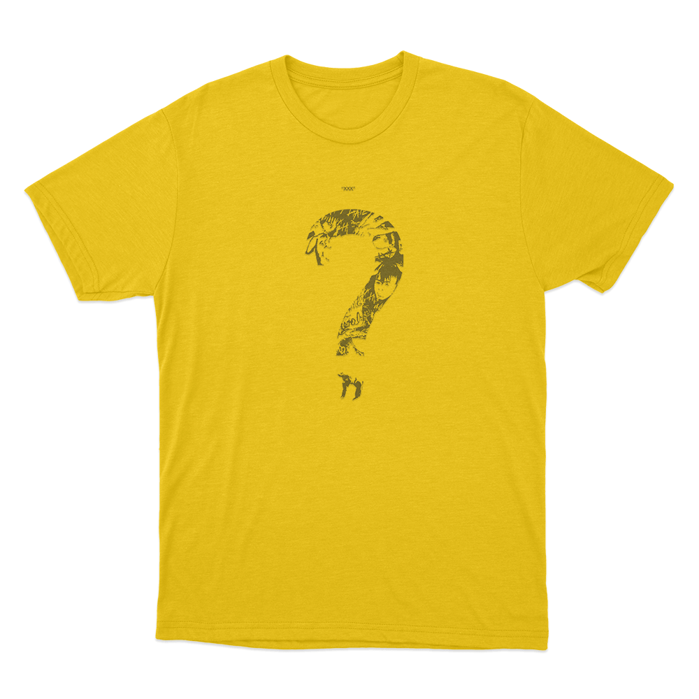 Question Mark XXX Unisex T Shirt Yellow Question Mark XXX Unisex T Shirt Yellow