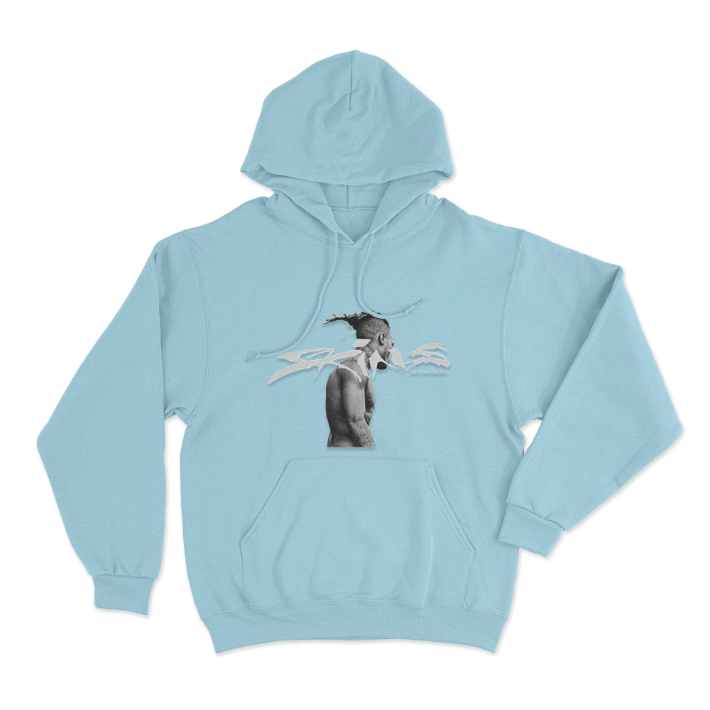 Skins Cover Unisex Hoodie Sky Blue Skins Cover Unisex Hoodie Sky Blue