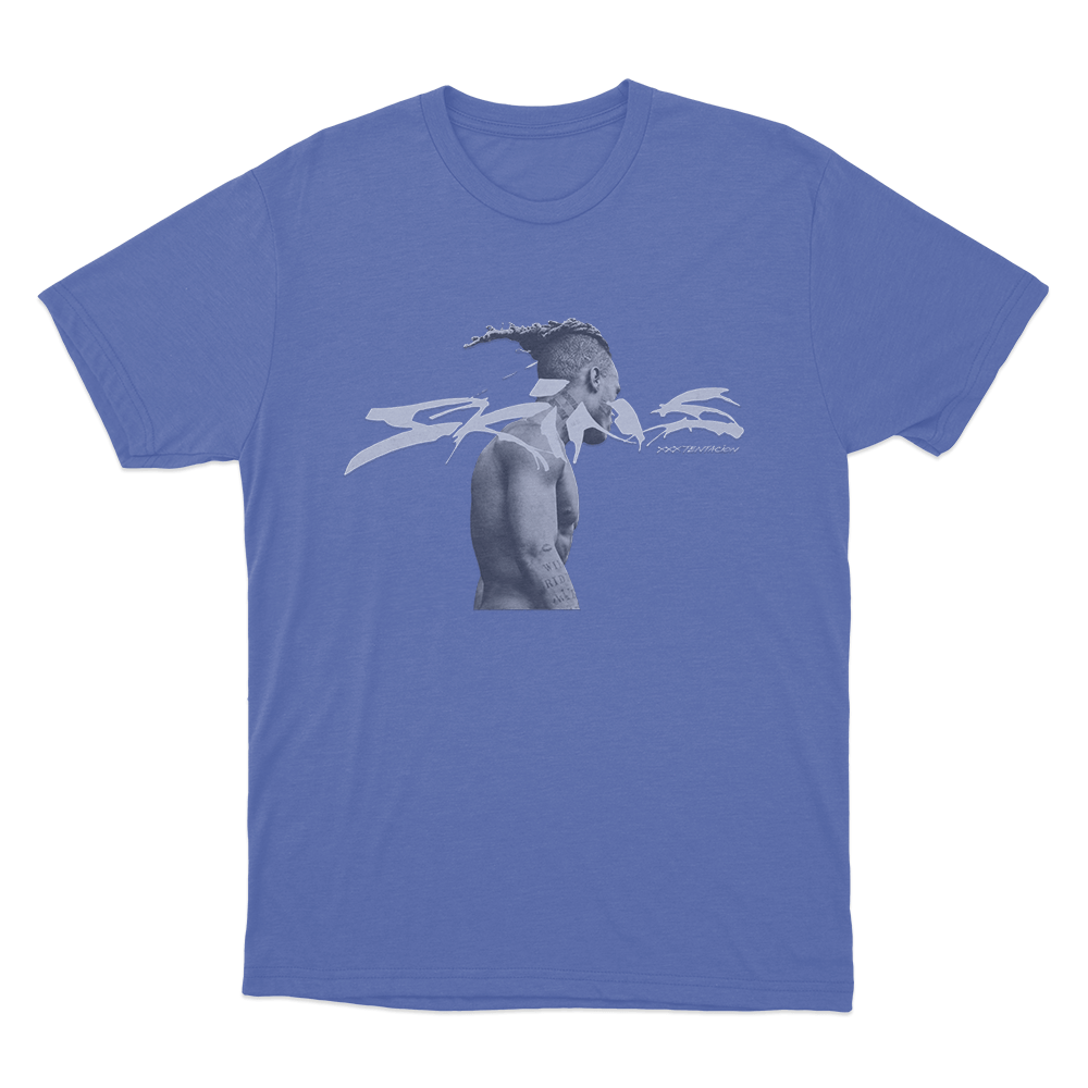Skins Cover Unisex T Shirt Blue Skins Cover Unisex T Shirt Blue