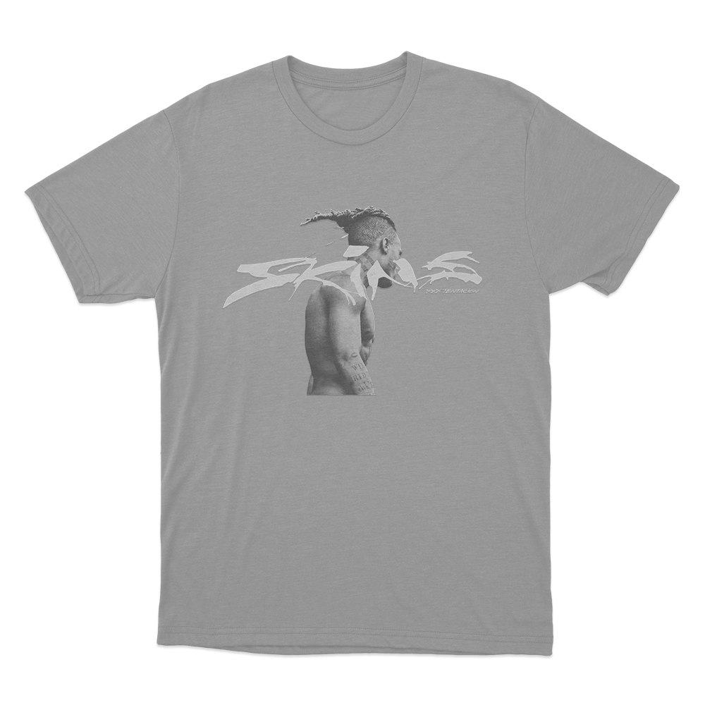 Skins Cover Unisex T Shirt Grey Skins Cover Unisex T Shirt Grey