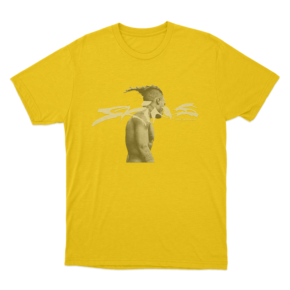 Skins Cover Unisex T Shirt Yellow Skins Cover Unisex T Shirt Yellow