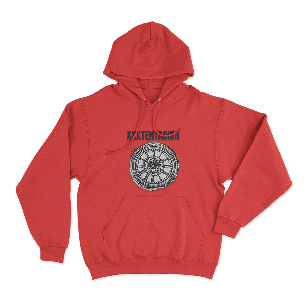XXXTENTACION One Minute Unisex Hoodie Red XXXTENTACION One Minute Unisex Hoodie Red