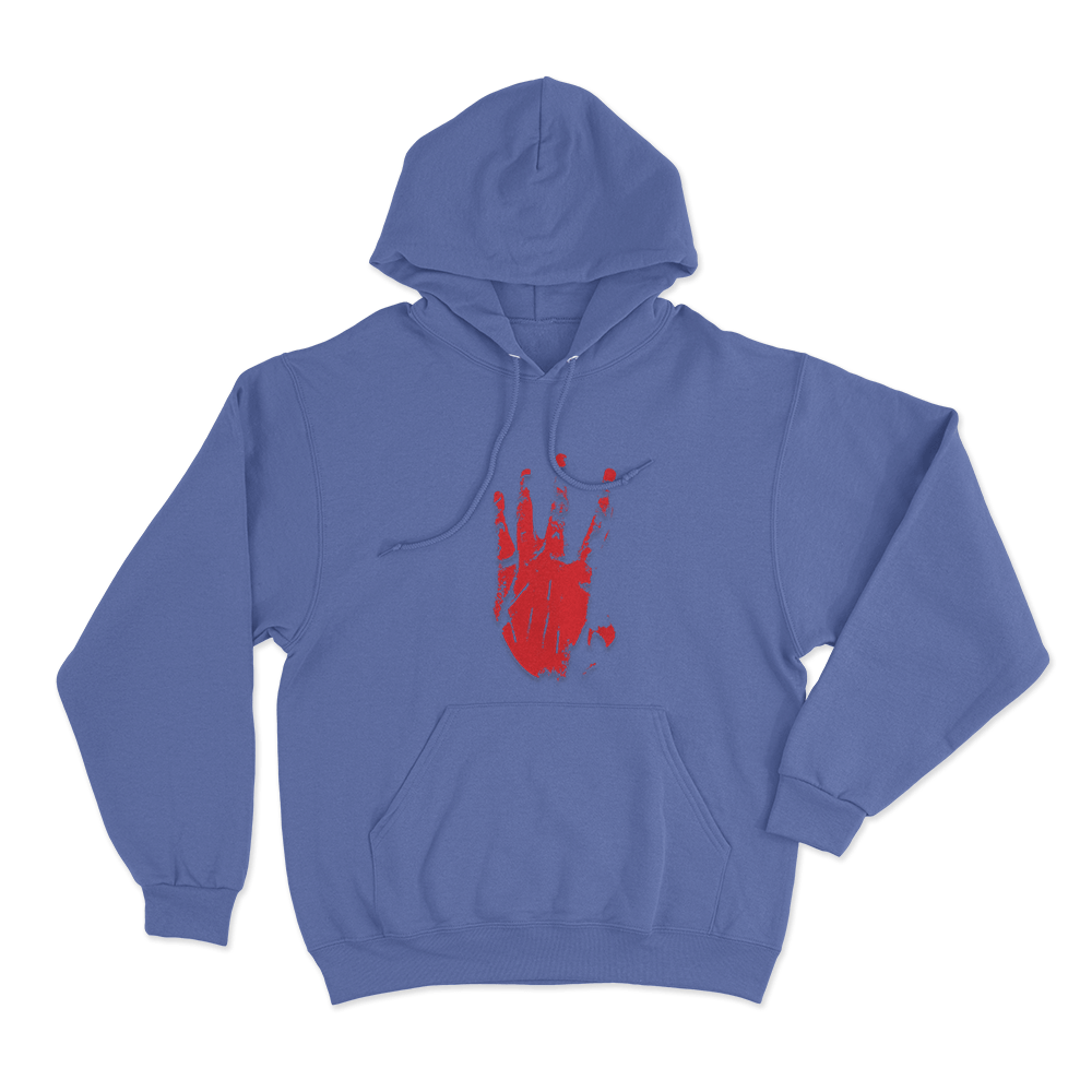 XXXTENTACION Revenge Hand Unisex Hoodie Blue XXXTENTACION Revenge Hand Unisex Hoodie Blue