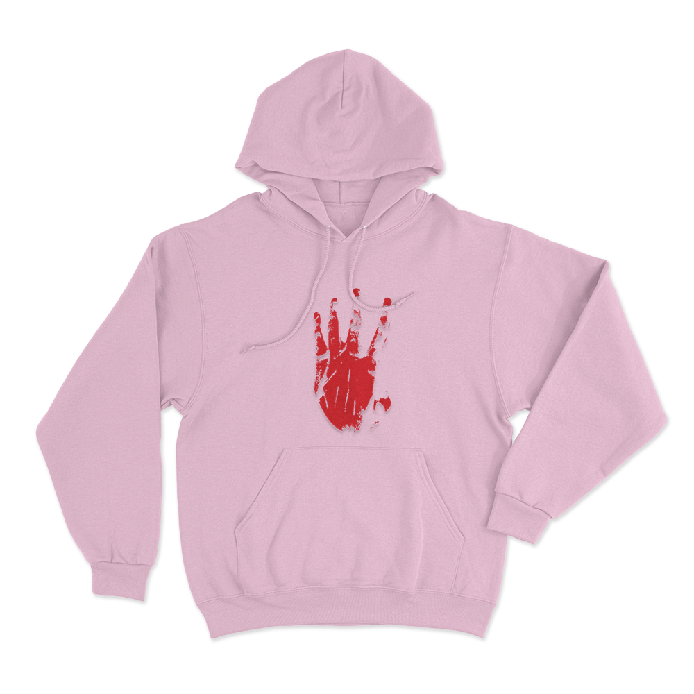 XXXTENTACION Revenge Hand Unisex Hoodie Pink XXXTENTACION Revenge Hand Unisex Hoodie Pink