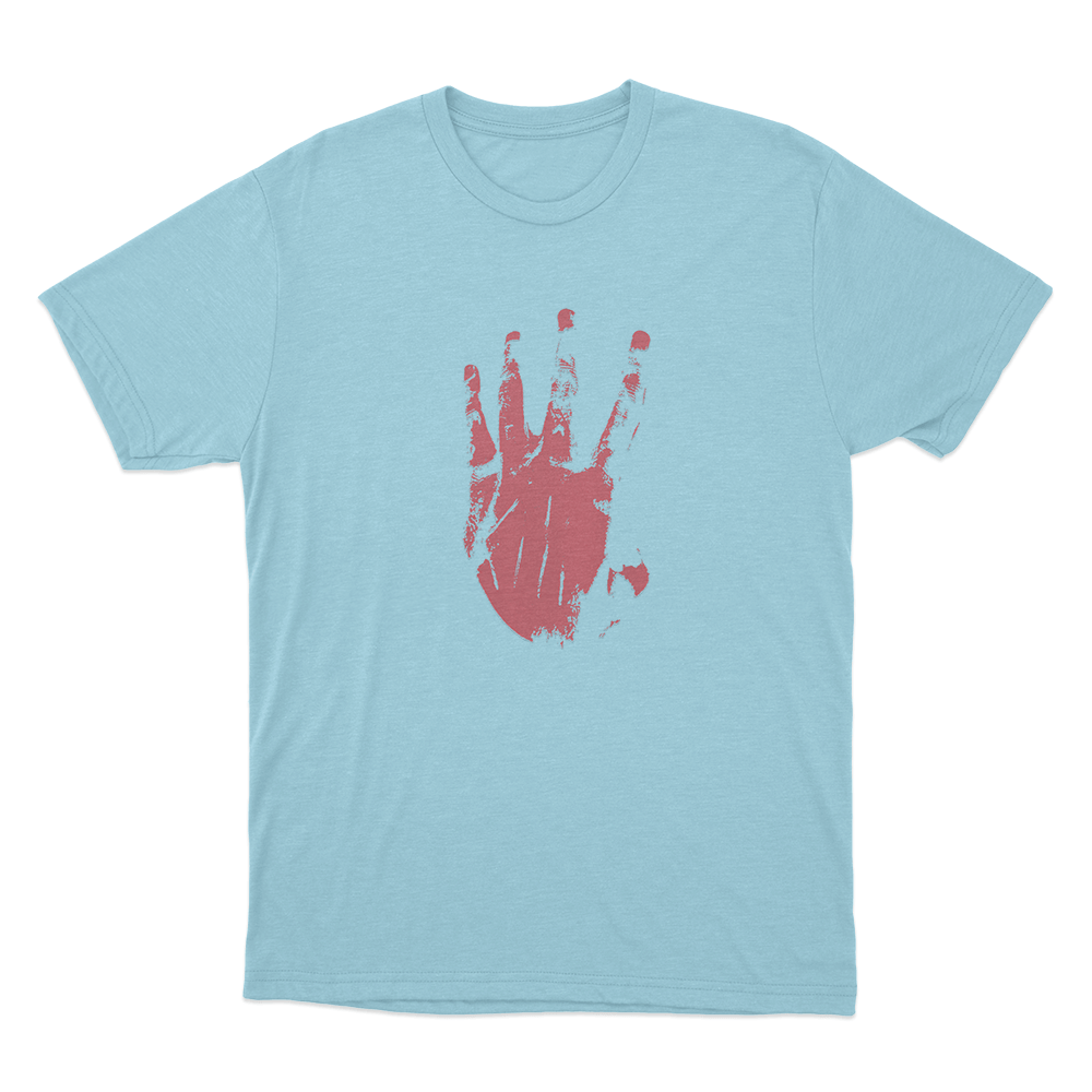 XXXTENTACION Revenge Hand Unisex T Shirt Sky Blue XXXTENTACION Revenge Hand Unisex T Shirt Sky Blue